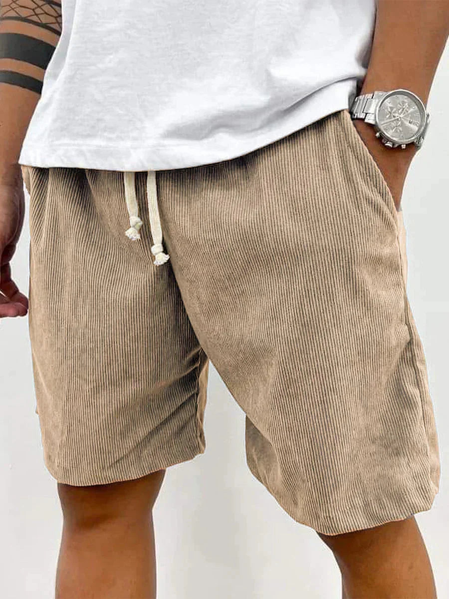 Heren shorts met ceintuurlussen en zijzakken